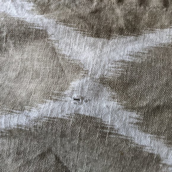 West Elm Neutral Pair of Beige Cream Brown Curtains Set (2) 46x92 - Picture 4 of 15